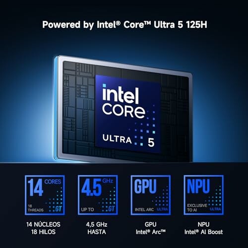 Especificaciones del procesador Intel Core Ultra 5