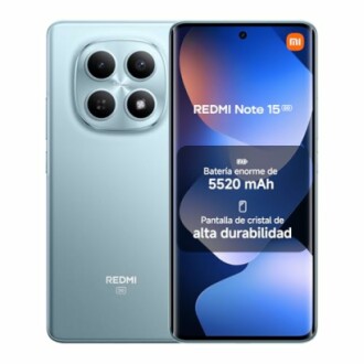 Teléfono inteligente Redmi Note 15 con batería de 5520 mAh y pantalla duradera.