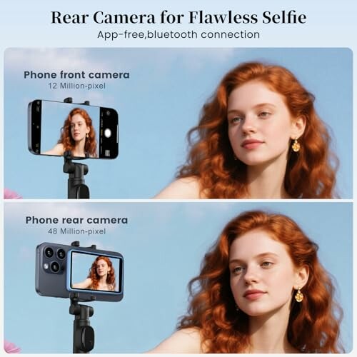Teléfono Vlog Selfie Monitor